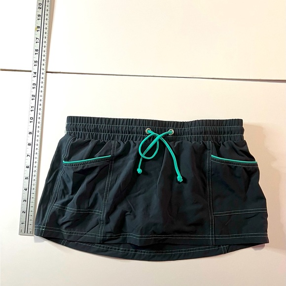 Free Country Other - Free Country swim skirt. Good condition. Size M 8/10 charcoal gray and turquoise